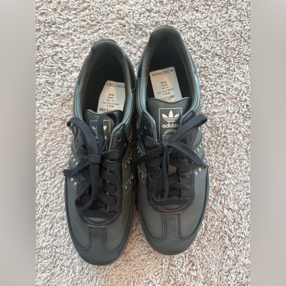 Adidas Women’s Samba OG Black Legend Earth Gum, Sz 10.5 - Picture 4 of 11